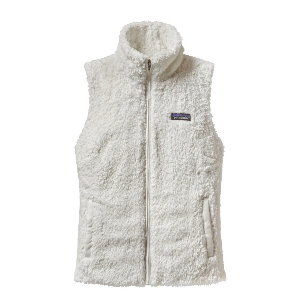 Patagonia Los Gatos Retro Sherpa Fleece Vest M White Gorpcore Loungewear Cozy